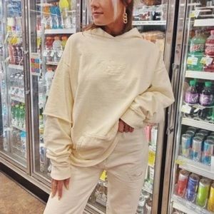 Boys lie classic ivory hoodie. Sold out.